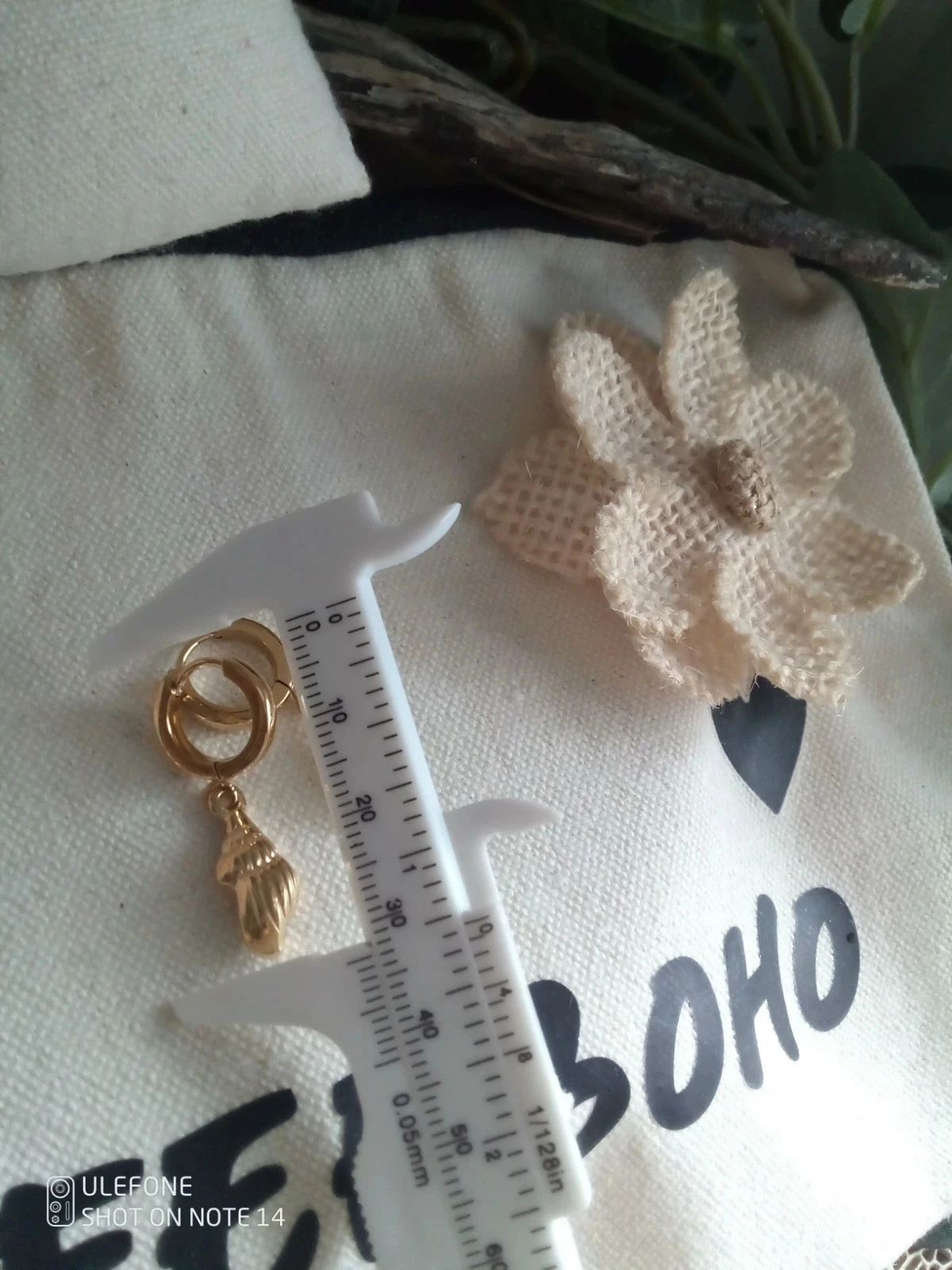 Boucles d'oreilles bohèmes coquillages en acier inoxydable – photo 2